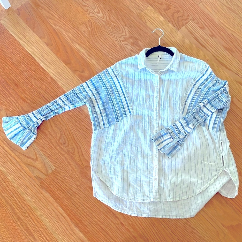 Free people live free buttondown - Picture 2 of 6